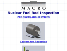 Tablet Screenshot of macro-inc.com
